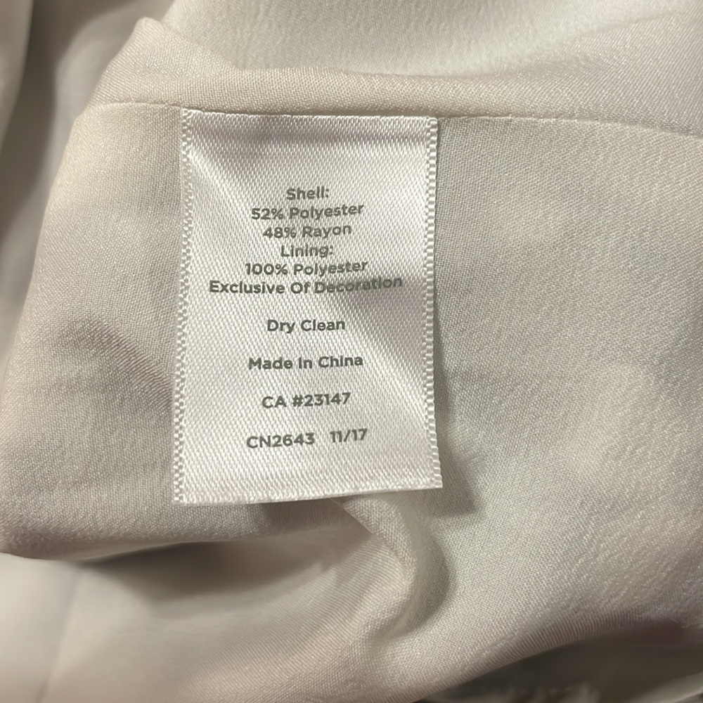 rsvp by TALBOTS Size 12 Sleeveless Dress. Deep Navy and Off White. - Picture 9 of 16